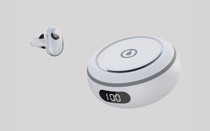 Trendy TYMED OWS earphones, combining comfort and safety.